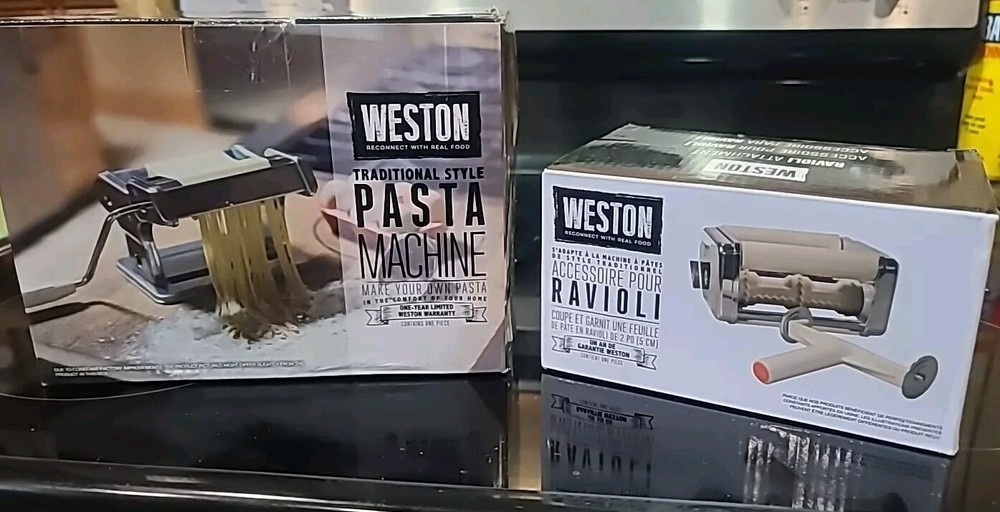 Weston Pasta Machine & Ravioli Attachment NIB