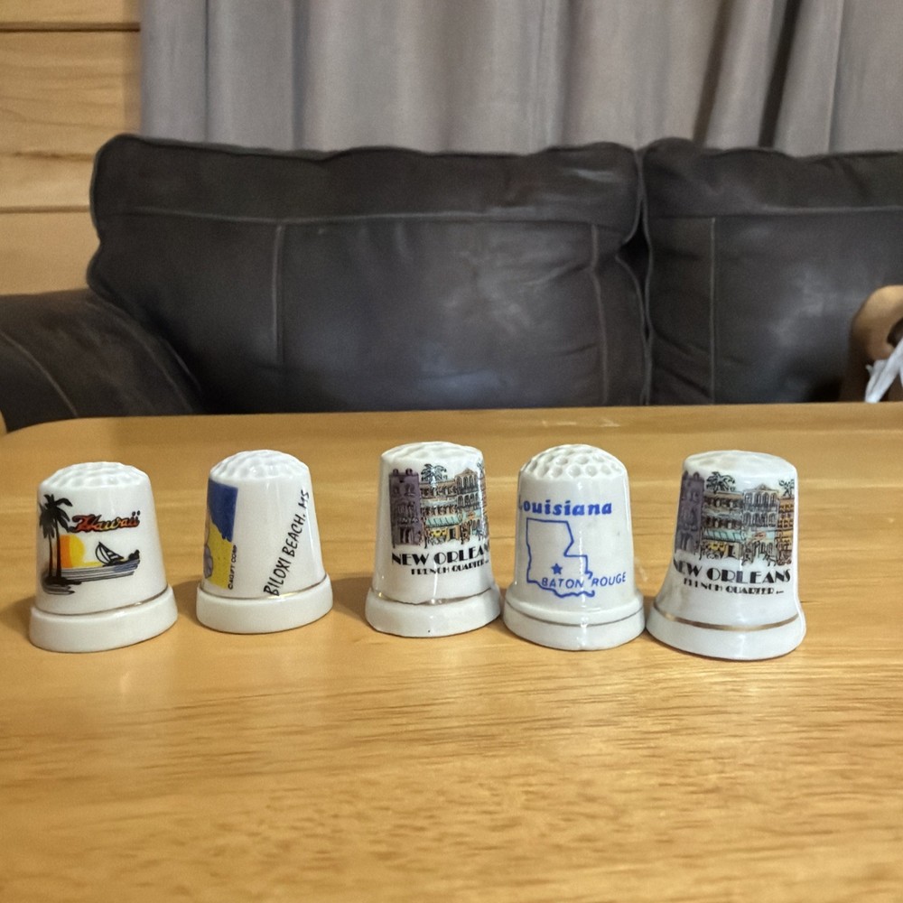 Random Lot Of Thimbles