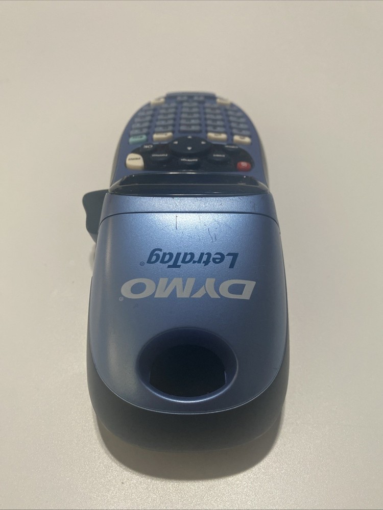 DYMO LetraTag Plus LT-100T Handheld Label Maker Blue QWERTY Keyboard, Tested