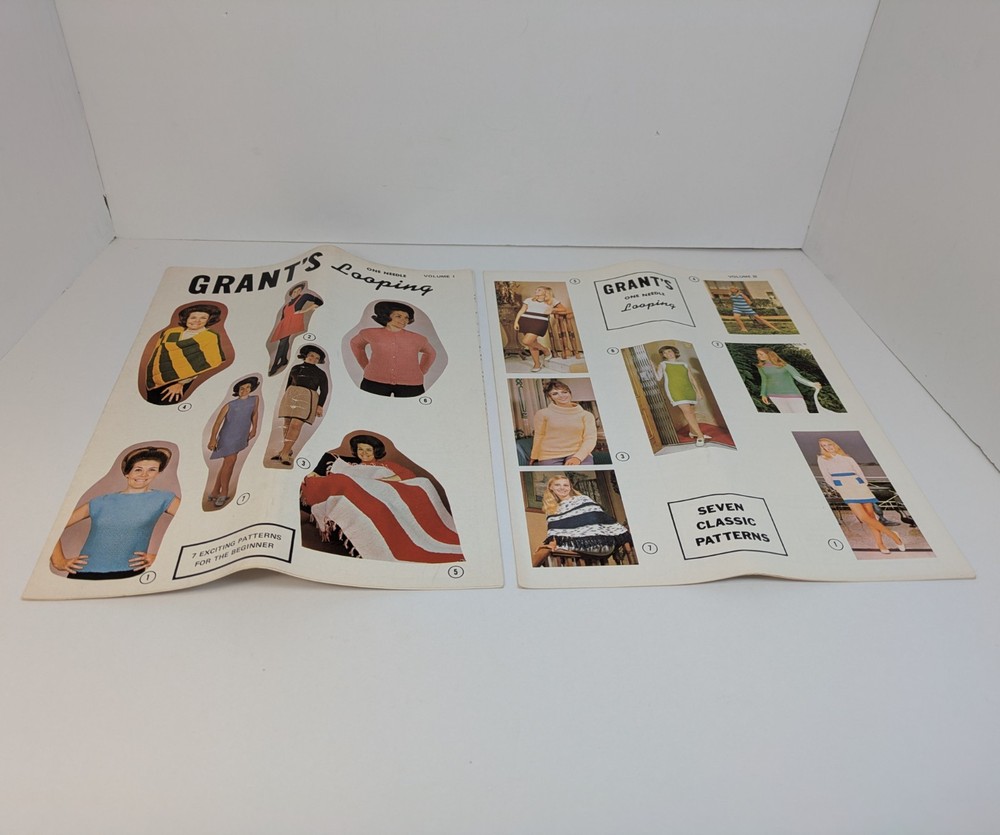 Grants One Needle Looping Vol 1 & 2 1970 Looping Patterns