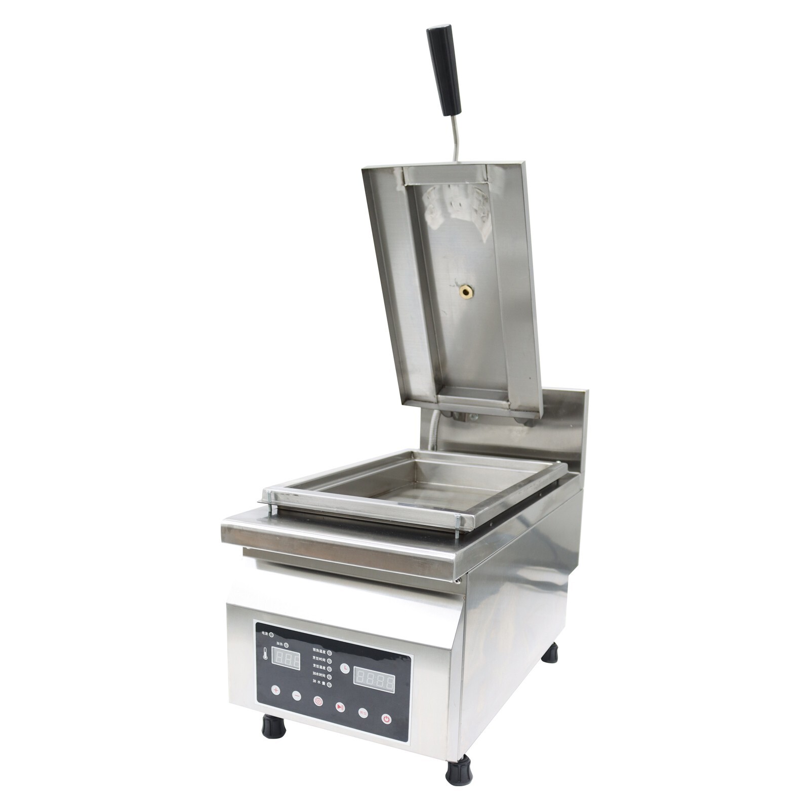 Used Fried Steam Dumpling Maker Single head Fryer Wonton Machine Automatic 220V