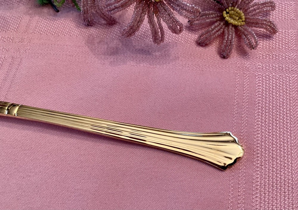 Stunning Retroneu CENTURY GOLD Electroplate Pie Server