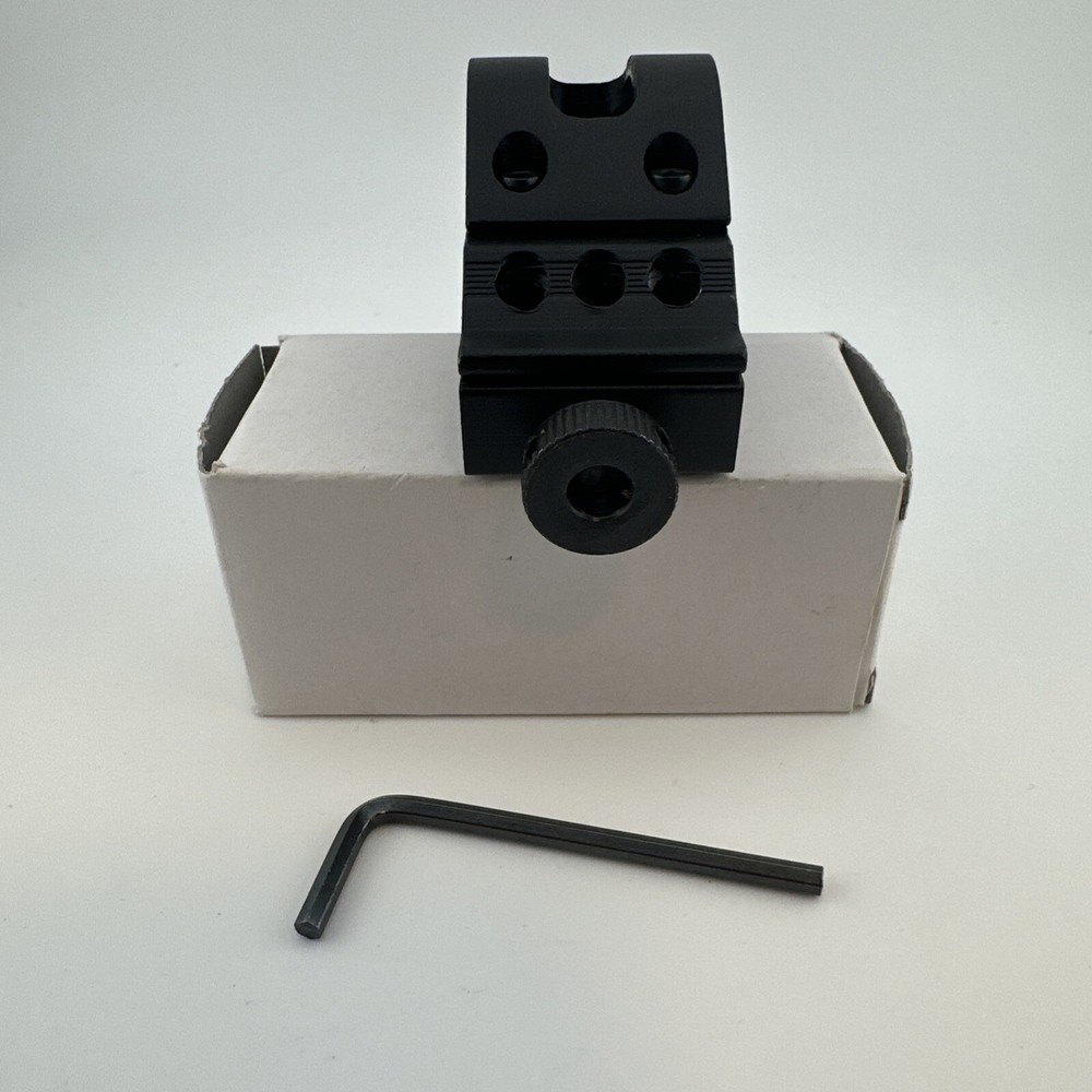 1" Offset Scope Ring 45 Degree with 20mm Rail Mount for Scopes Laser Flashlight