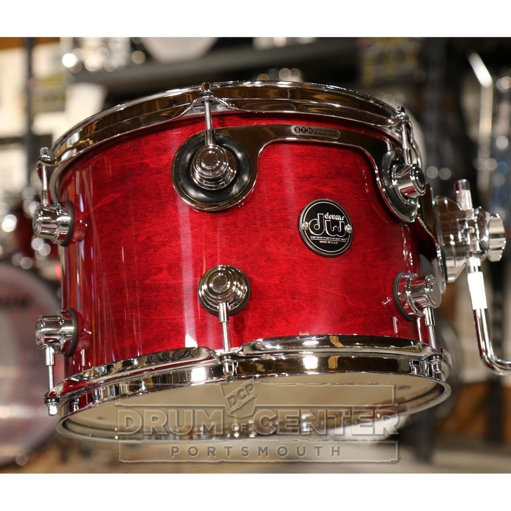 DW Performance 3pc Lacquer Drum Set 18/12/14 Cherry Stain