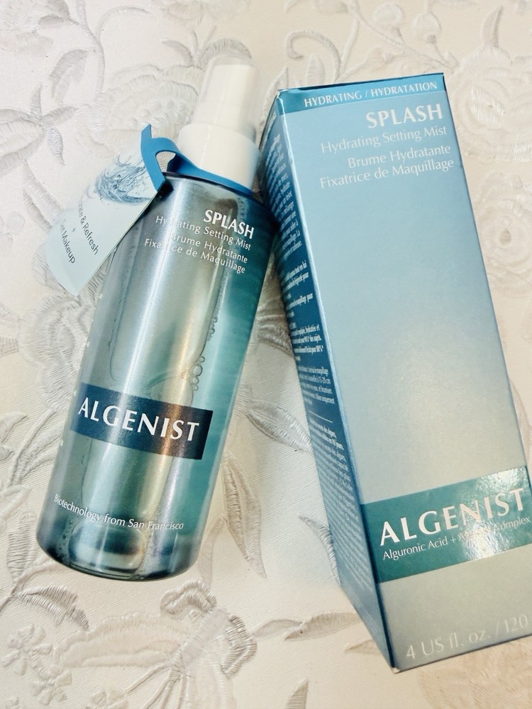 Algenist Splash Hydrating Setting Mist Alguronic Acid & Algalyte Complex New