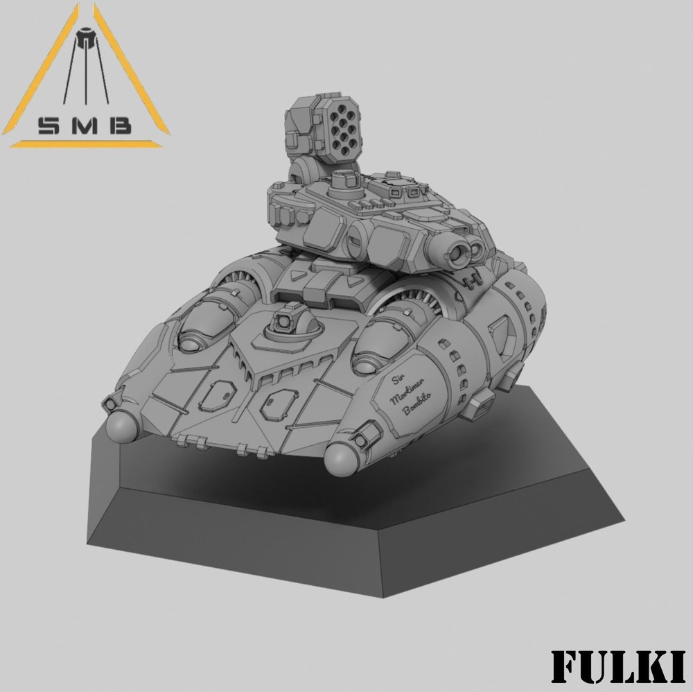 Fulki Hover Tank | 1:265 | 285 | 6mm Battletech Scale | SMB