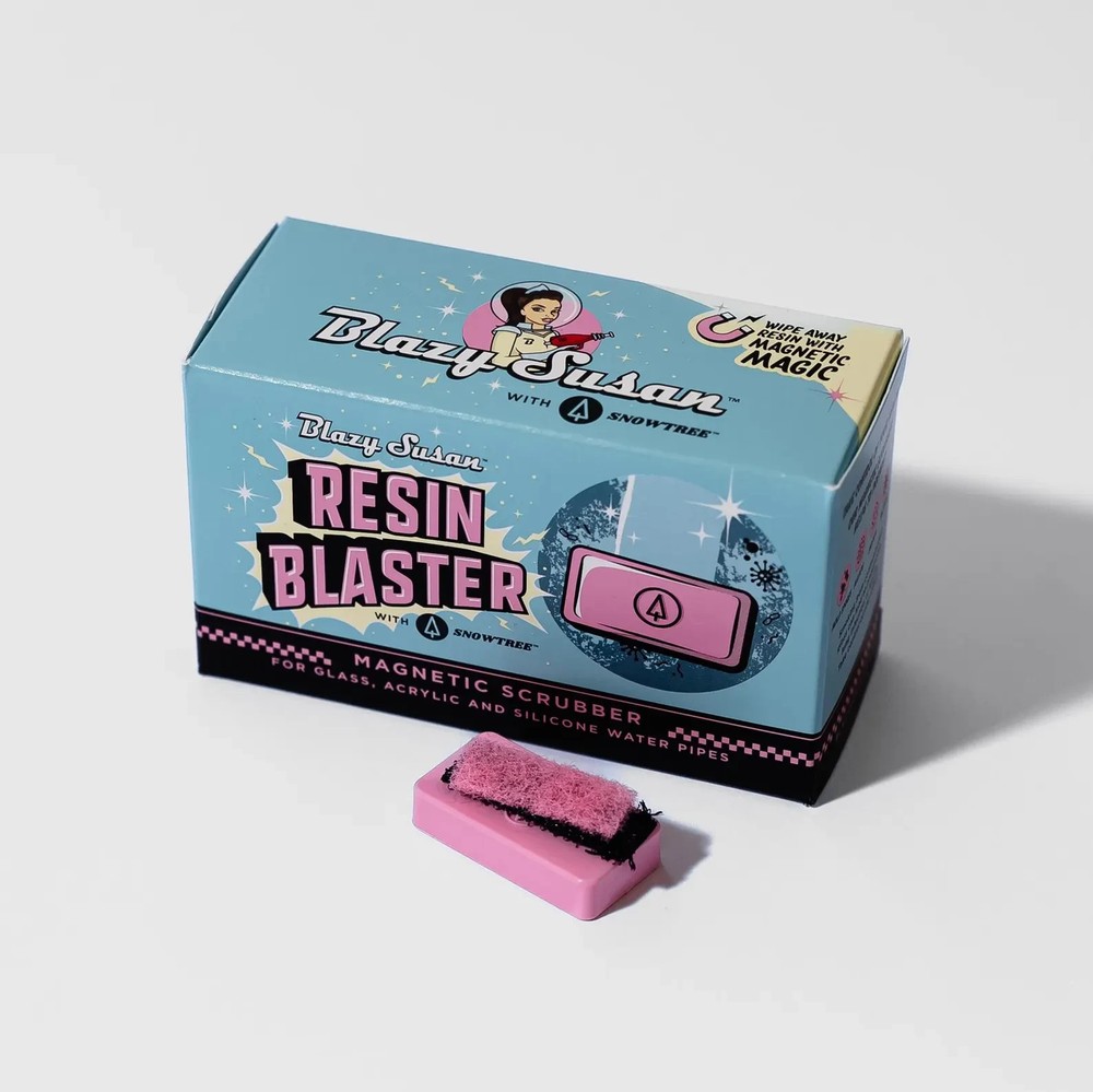Blazy Susan Pink Magnetic Resin Blaster Scrubber | Reusable, All-Surface