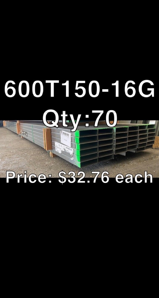New Construction Materials! Structural Studs & Tracks