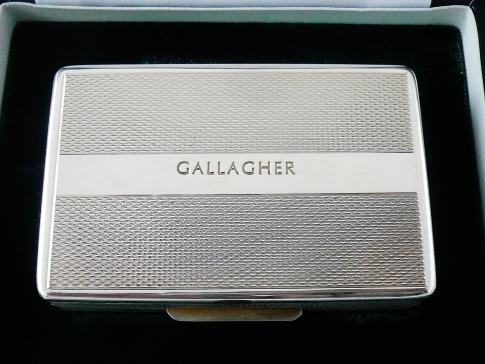 Gallagher Sterling Silver Multi Purpose Box, Peter John Doherty 2007 (cased)
