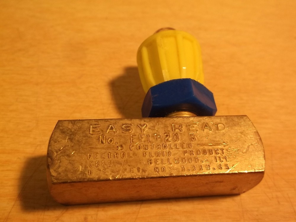 Deltrol EFLP20B Easy Read Flow Control Valve *FREE SHIPPING*