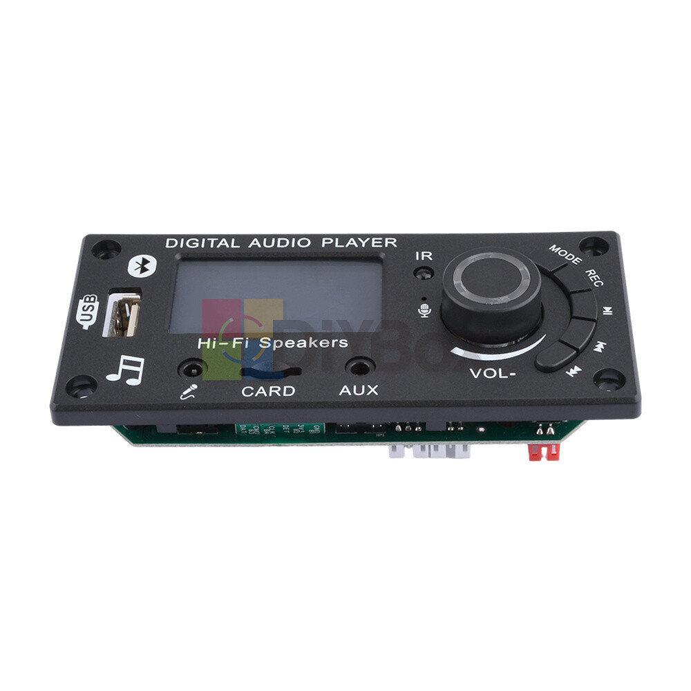 MP3 Decoder Board LCD Bluetooth FM Radio Audio Module with Remote Control 12V
