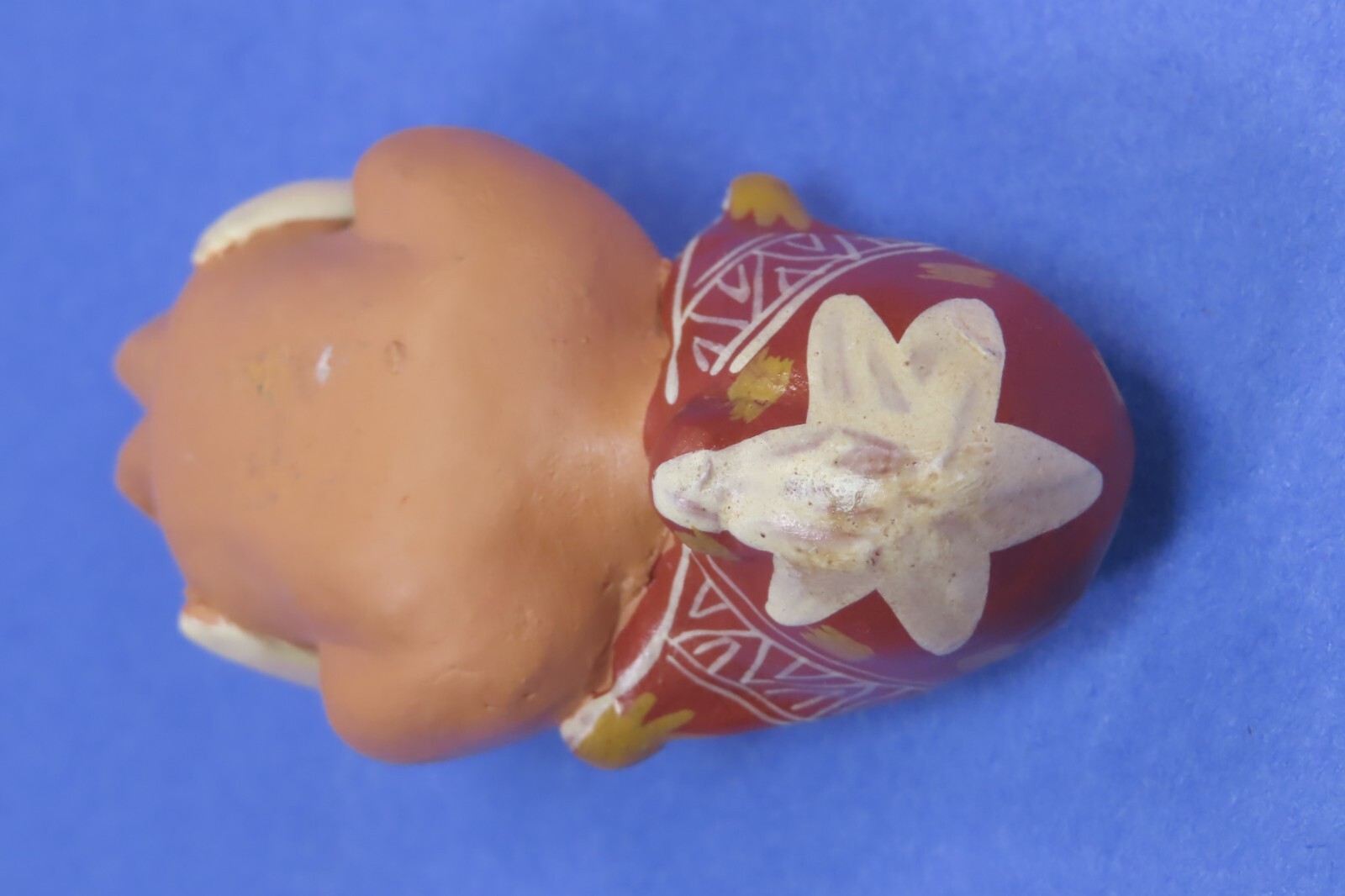 Vintage Peruvian Nativity Baby Jesus Terra Cotta Pottery Replacement pc 4"