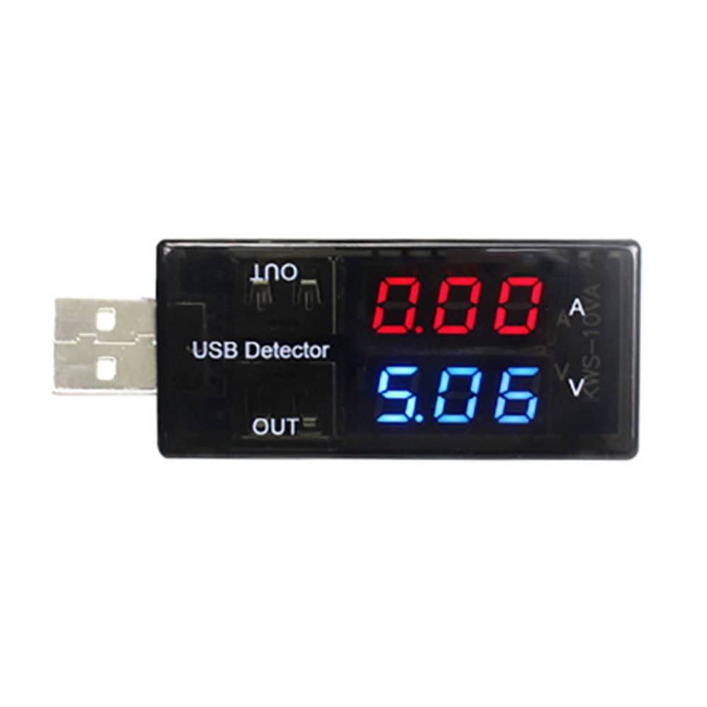 USB Current Voltage Digital Testing Detector Voltmeter Ammeter Measuring Tester