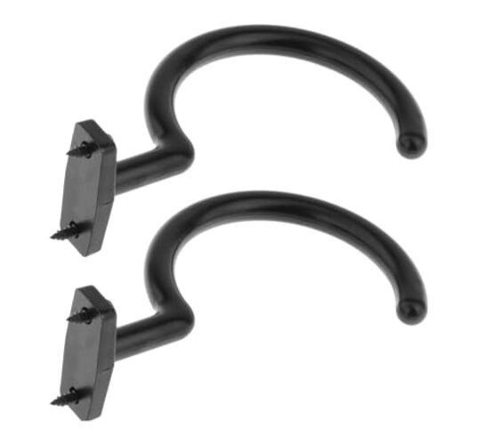 2Pcs Snooker Billiard Table Board Cue Hook Bridge Rod Pool Table Rack with 2