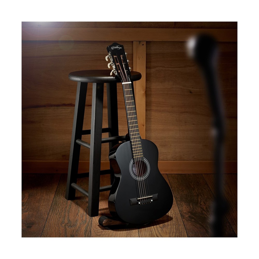 Ashthorpe 30-inch Beginner Acoustic Guitar Package (Black), Basic Starter Kit...