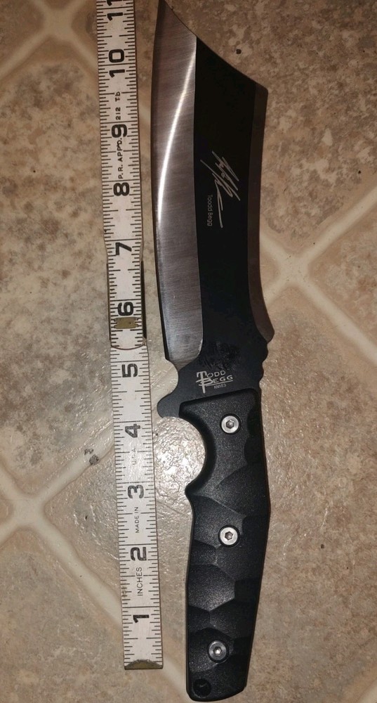 Todd Begg Small Machete 11" Sharp No Sheath Signed Unused