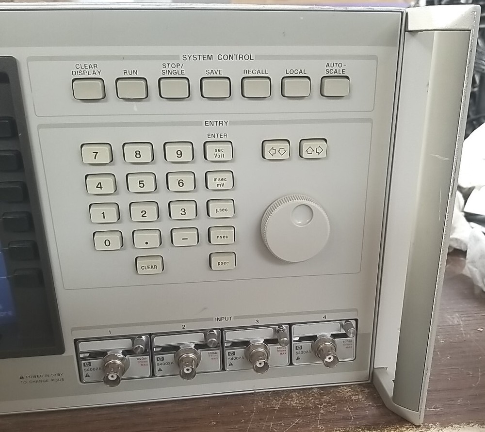 HP 54110D Digitizing Oscilloscope W/ (4x) 54002A. *READ⬇️*
