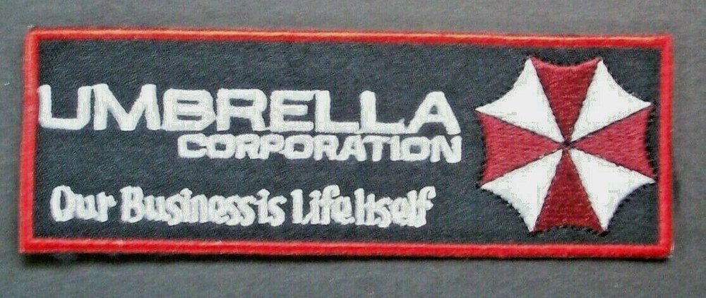 Resident Evil Umbrella Corp. Embroidered Patch -new