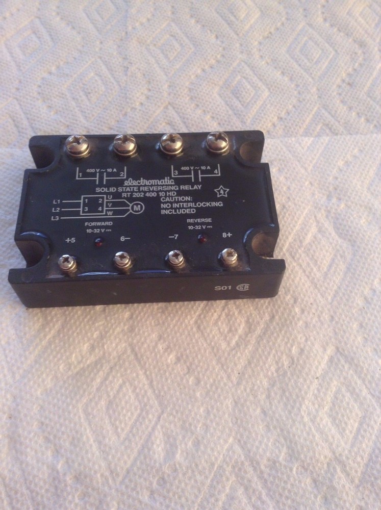 Electromatic RT 202 400 10 HD Solid State Reversing Relay