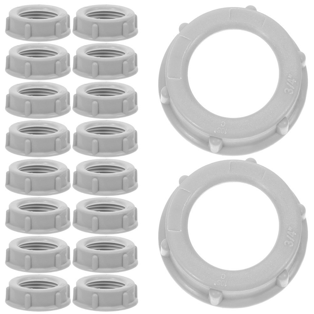 100 Pcs Insulating Conduit Bushing Hand Tighten Control Panel Fitting