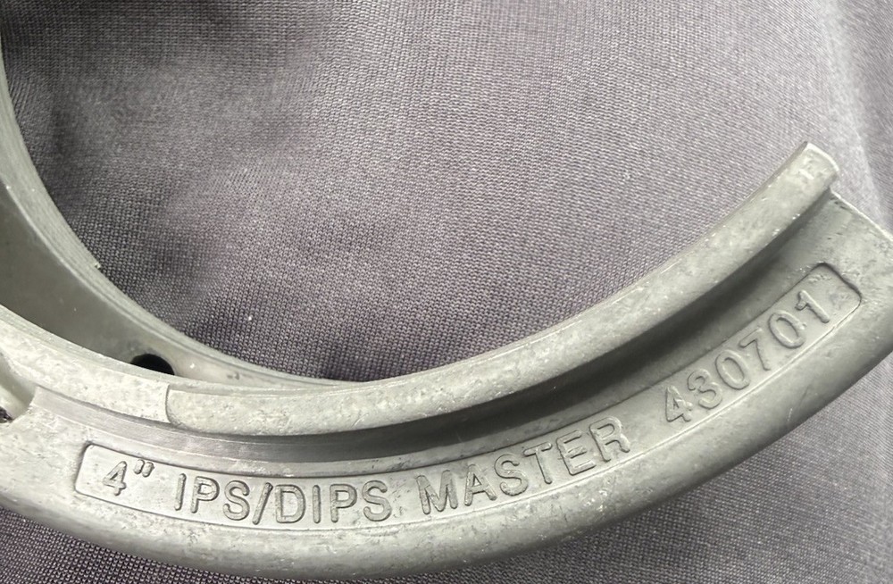 2- McElroy 430701 - 4" IPS/DIPS Master Jaw Insert