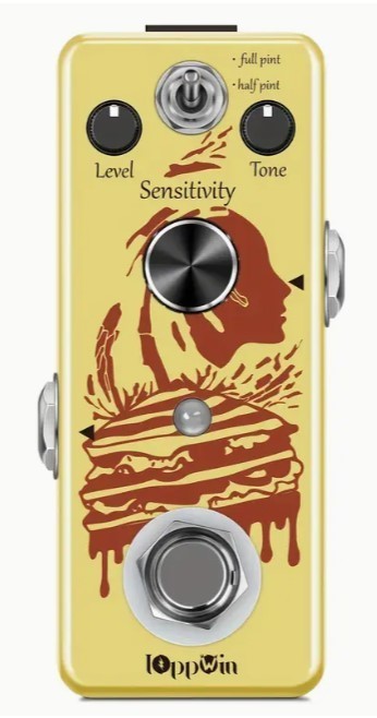 IOppwin Yellow Comp Optical Compressor Electric Guitar Effect Pedal True Bypass