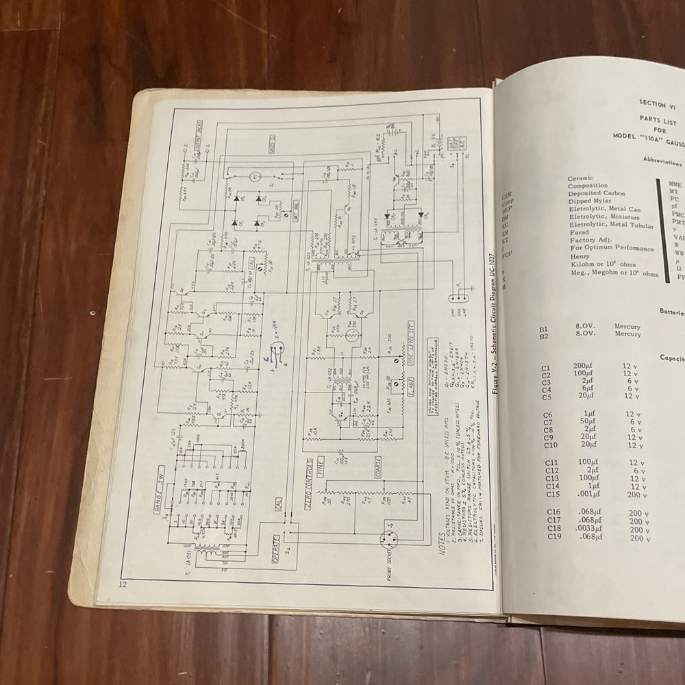 Bell Model 110A Gaussmeter Operating & Service Manual