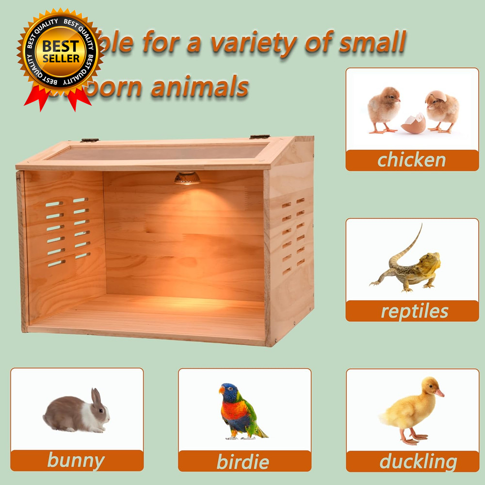 Brooder Box for Chicks, Chicken Brooder Box, Chicken Heater