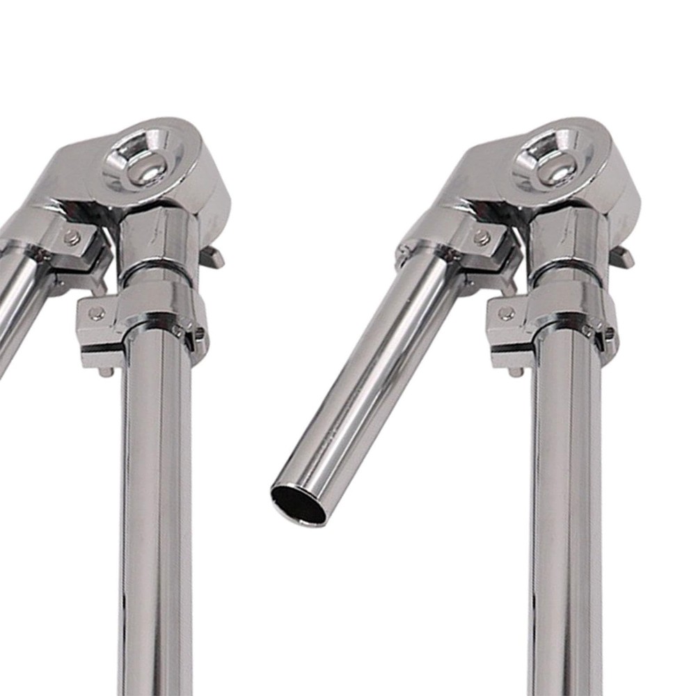Tom Holder Stand Mount Bracket 2 PCS Percussion Arm for Drum Set Hardware