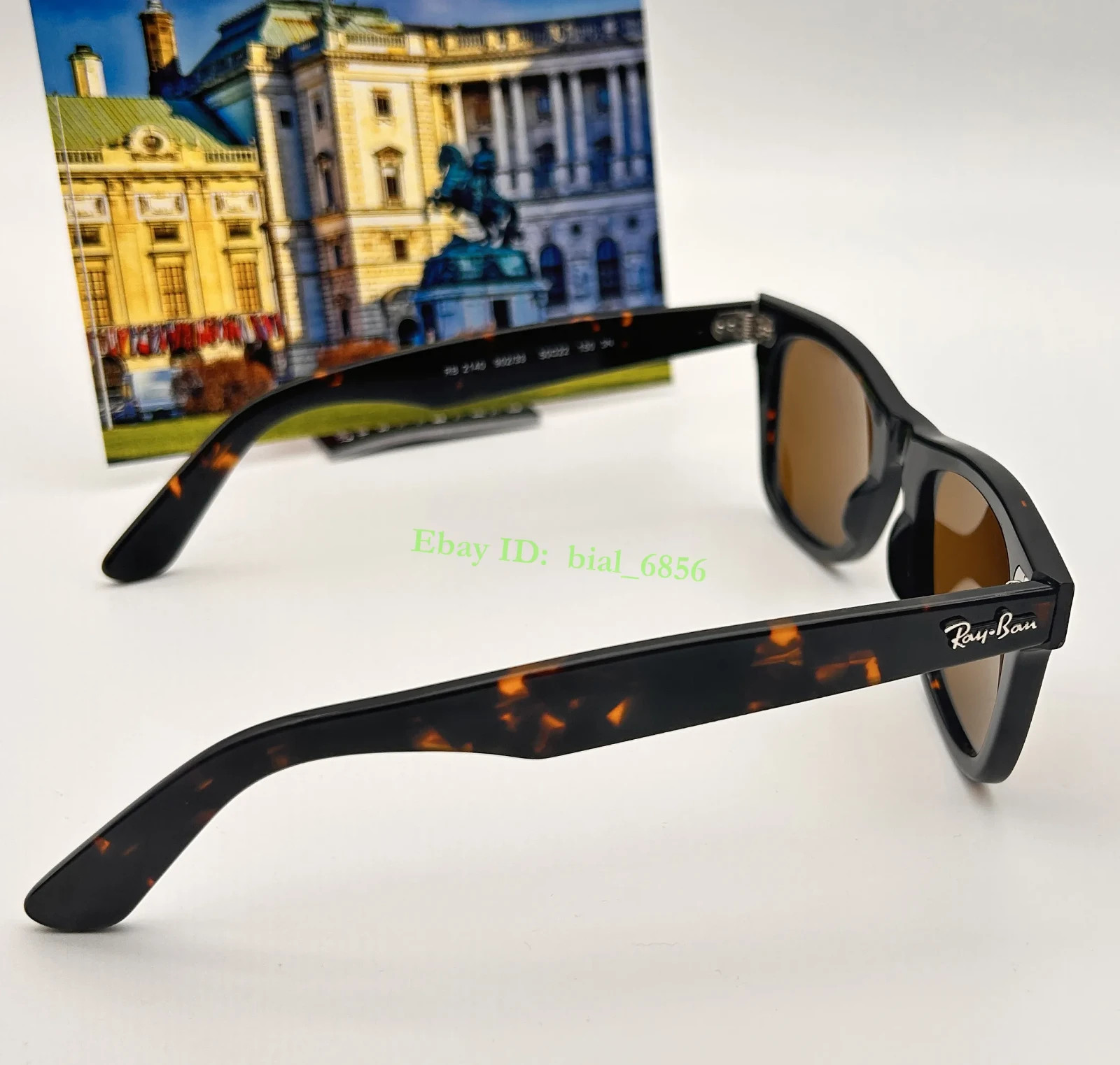 Ray-Ban Sunglasses RB2140 Original Wayfarer Tortoise Frame Brown Lenses 50mm