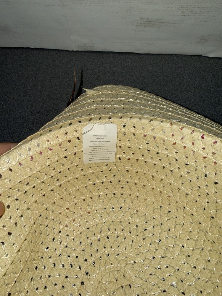 Decorative Straw Hat, Easter Bonnet , Spring Decor