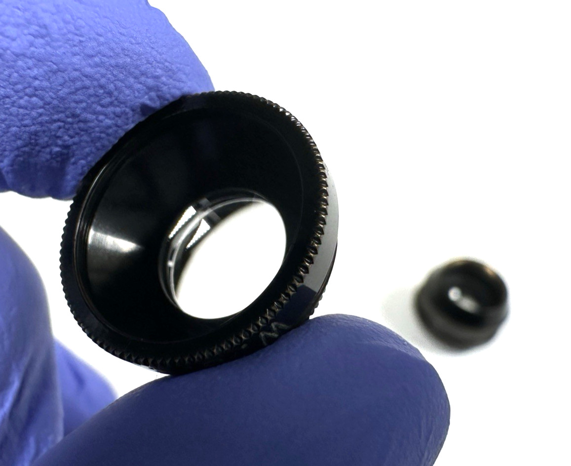 Antique Bausch & Lomb Zeiss 48mm Micro-Tessar Objective RMS Iris Diaphragm