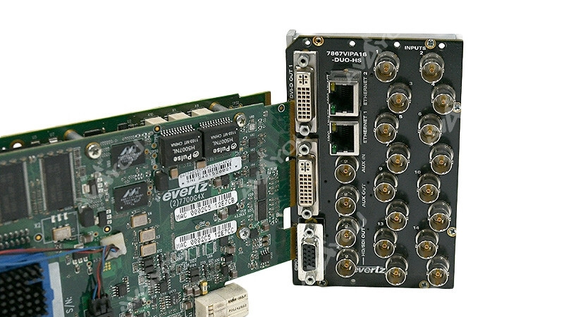 Evertz 7867VIPA16-DUO-HS HD/SDI/SD Multi Image Display Processor Multiviewer