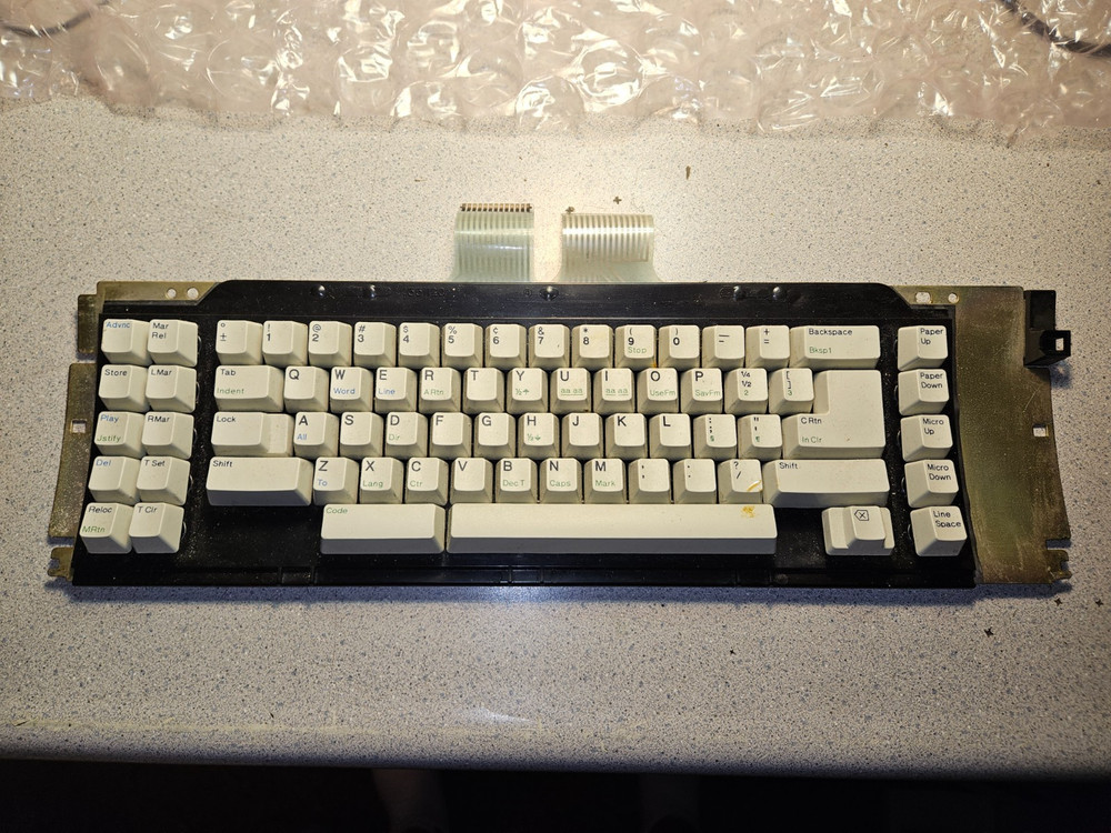 IBM Wheelwriter 6 used keyboard - Tested