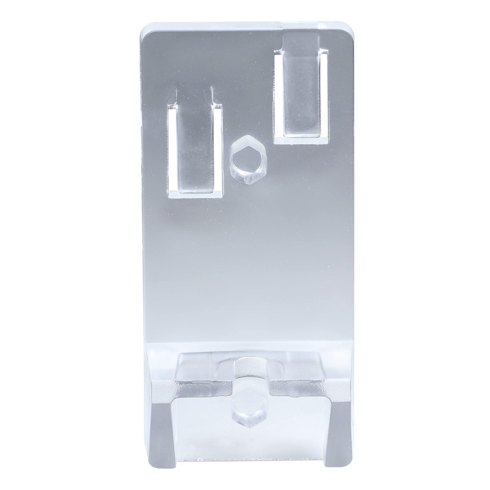 12 Pack Hardware Heavy Duty Polycarbonate Clear Cabinet Locking Shelf Support...
