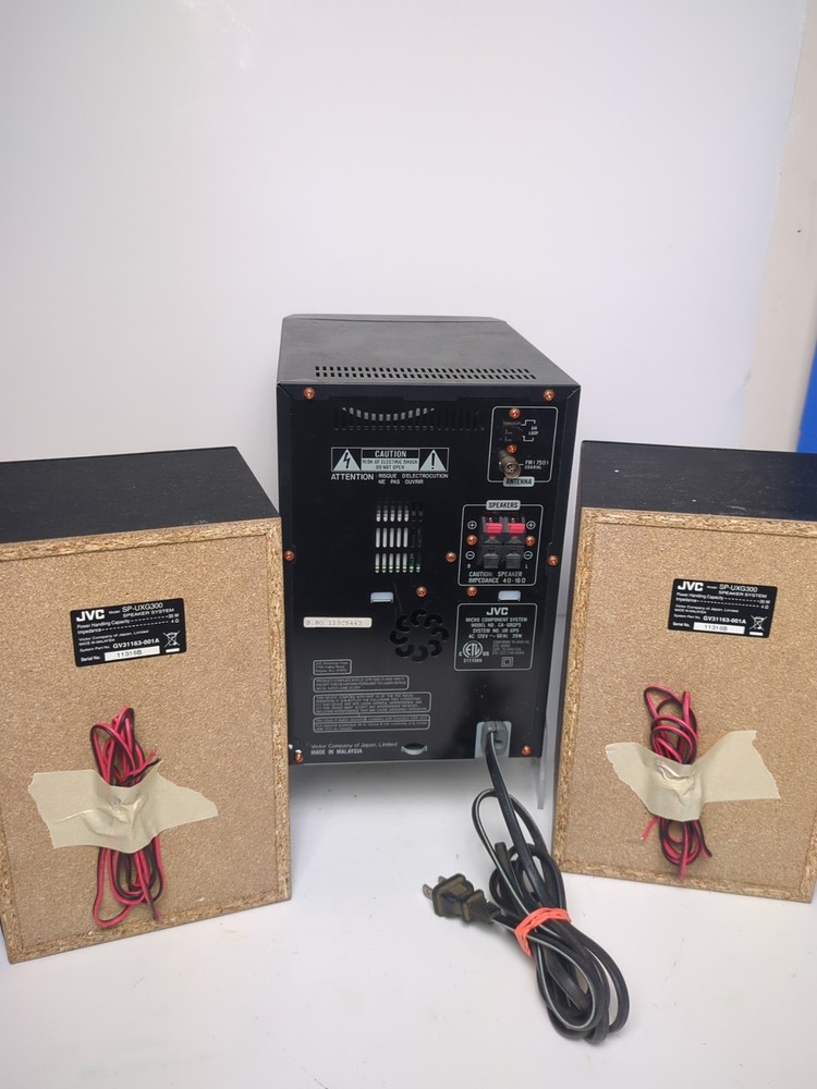 JVC Speakers Micro Component System UX-GP5 Complete In The Box