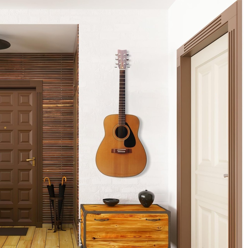 Space-Saving Transparent Guitar Wall Mount with Secure Hold for Home or Studio