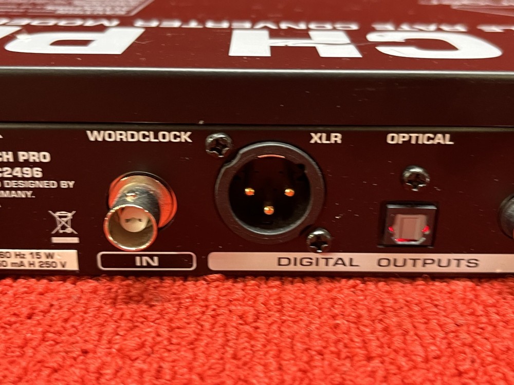 Used Behringer Ultramatch Pro SRC2496 AD/DA Sample Rate Converter Good Condition