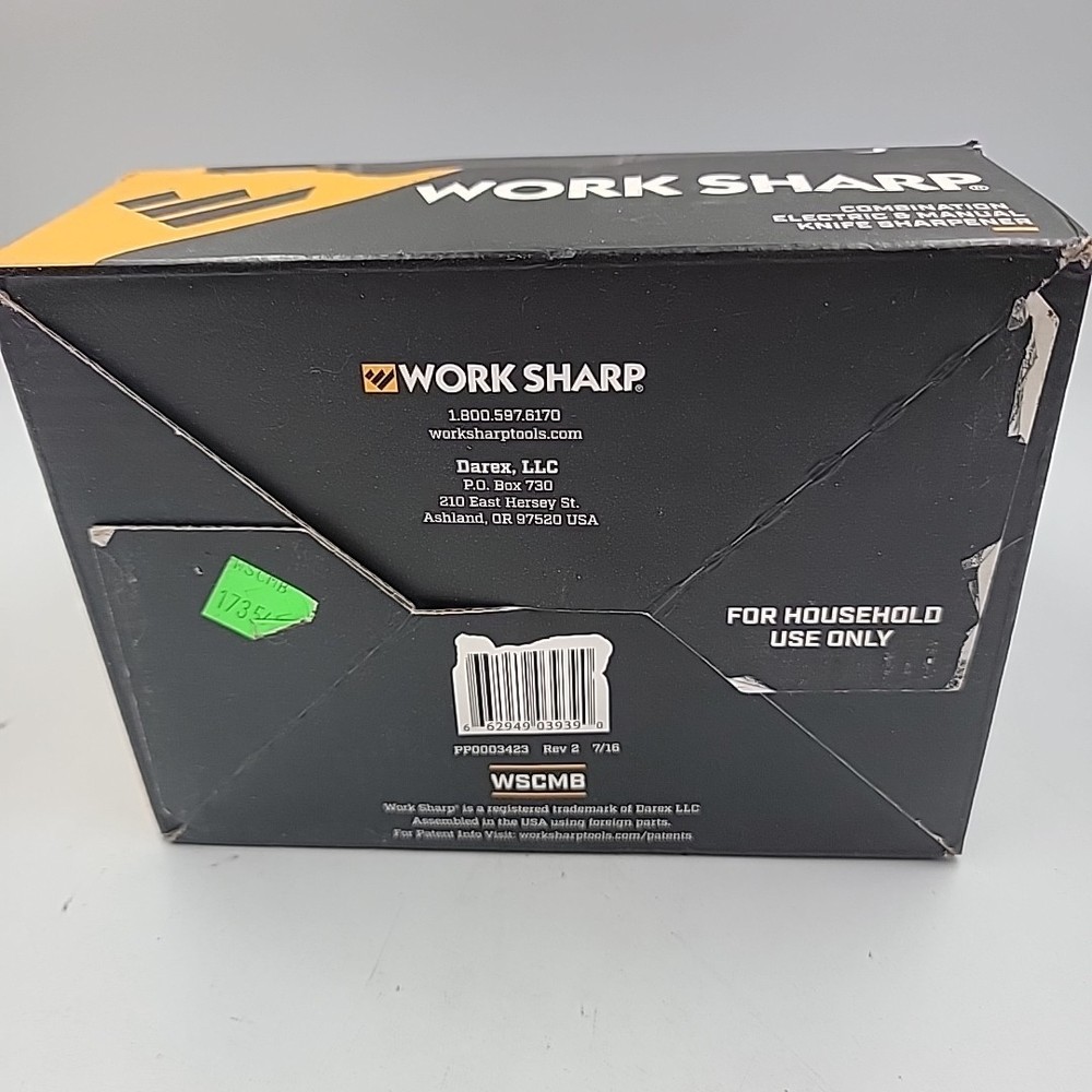 Work Sharp - WSCMB Combo Knife Sharpener Used, With Sand Paper