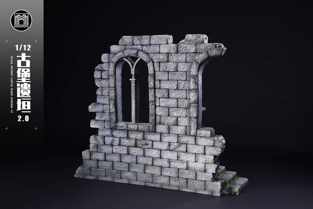 MMMToys 1:12 Scale Ancient Castle Ruins Diorama Model Set V2