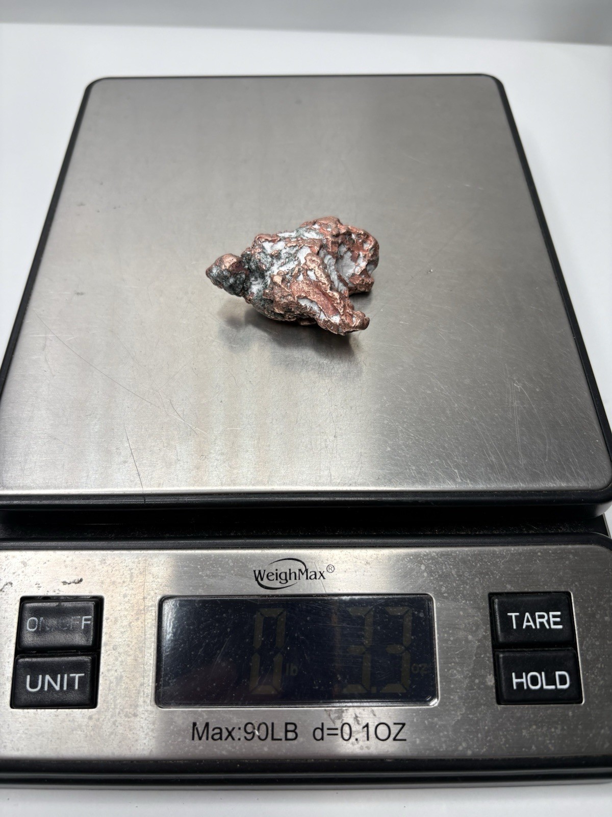 Pure Copper Rock Nugget Native Mineral Display Jewelry Specimen Upper Michigan