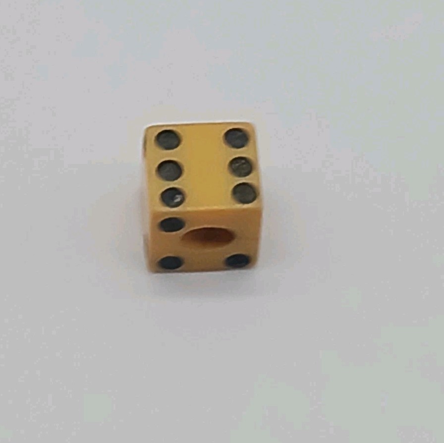 Vintage Bakelite Die Dice Bead Craft Replacement