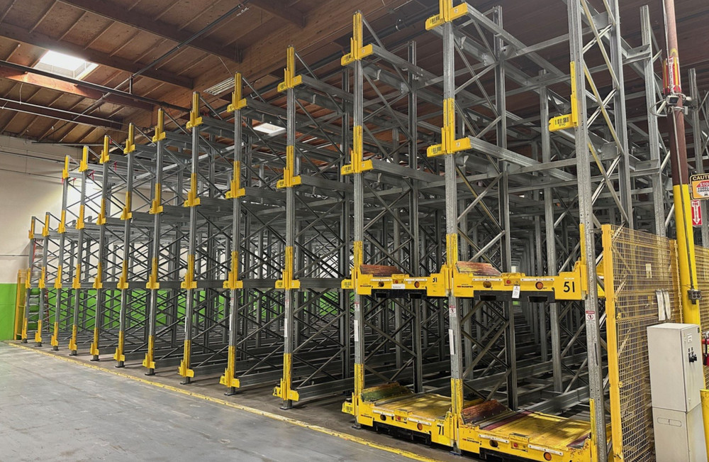 SSI SCHAEFER AUTOMATIC PALLET RACKING SYSTEM