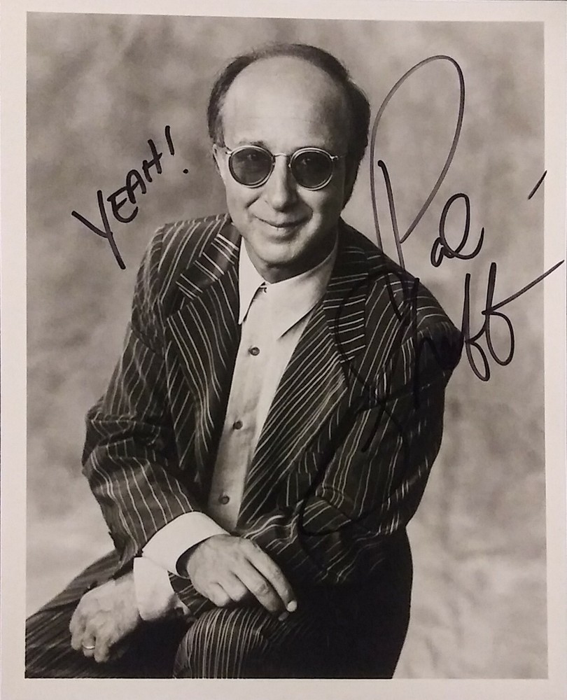 Paul Shaffer signed 8 x 10
