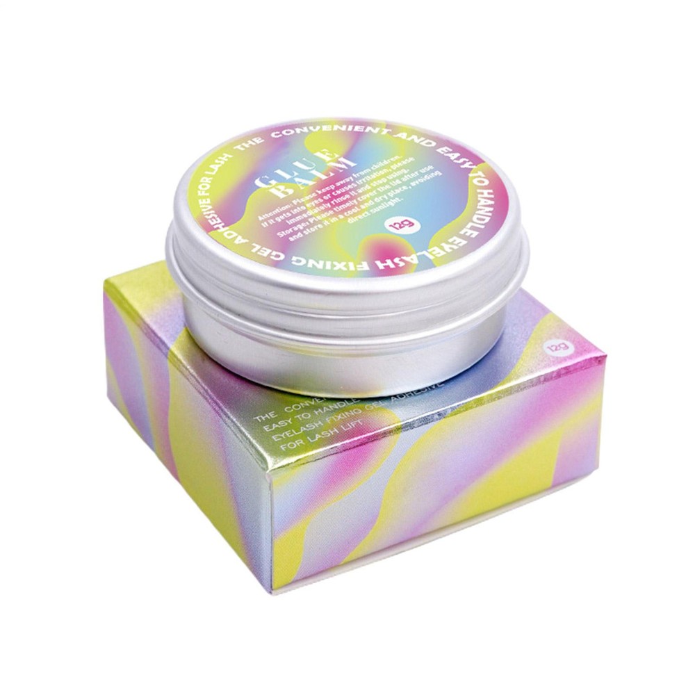 Lash Lift Balm Solid Glue - Quick Dry Invisible Eyelash Adhesive Enhancer`