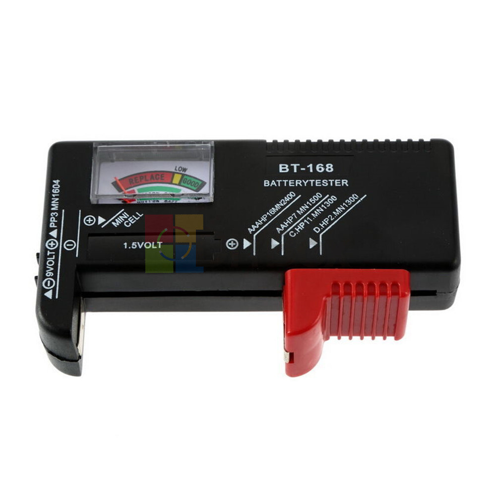 AA/AAA/C/D/9V/1.5V  BT-168 Button Cell Battery Volt Pointer Tester Checker