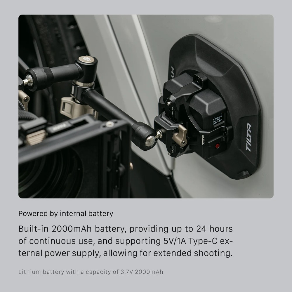 TILTA HDA-ESC Electronic Suction Cup 4.5" Multi-Functional ( Internal Batteries)