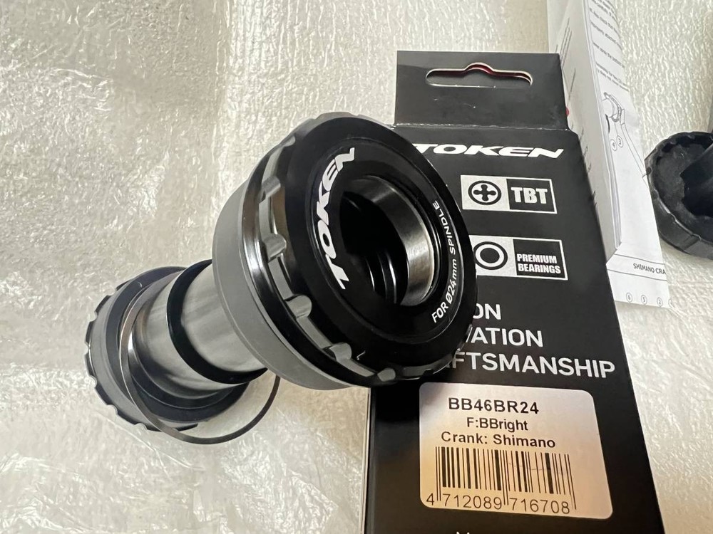 TOKEN Ninja TF46BR24 Bottom Bracket for BB RIGHT to 24 Conersion with Tools