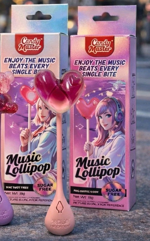 Candy Master MeCandy 4D Music Lollipops, with bone conduction technology