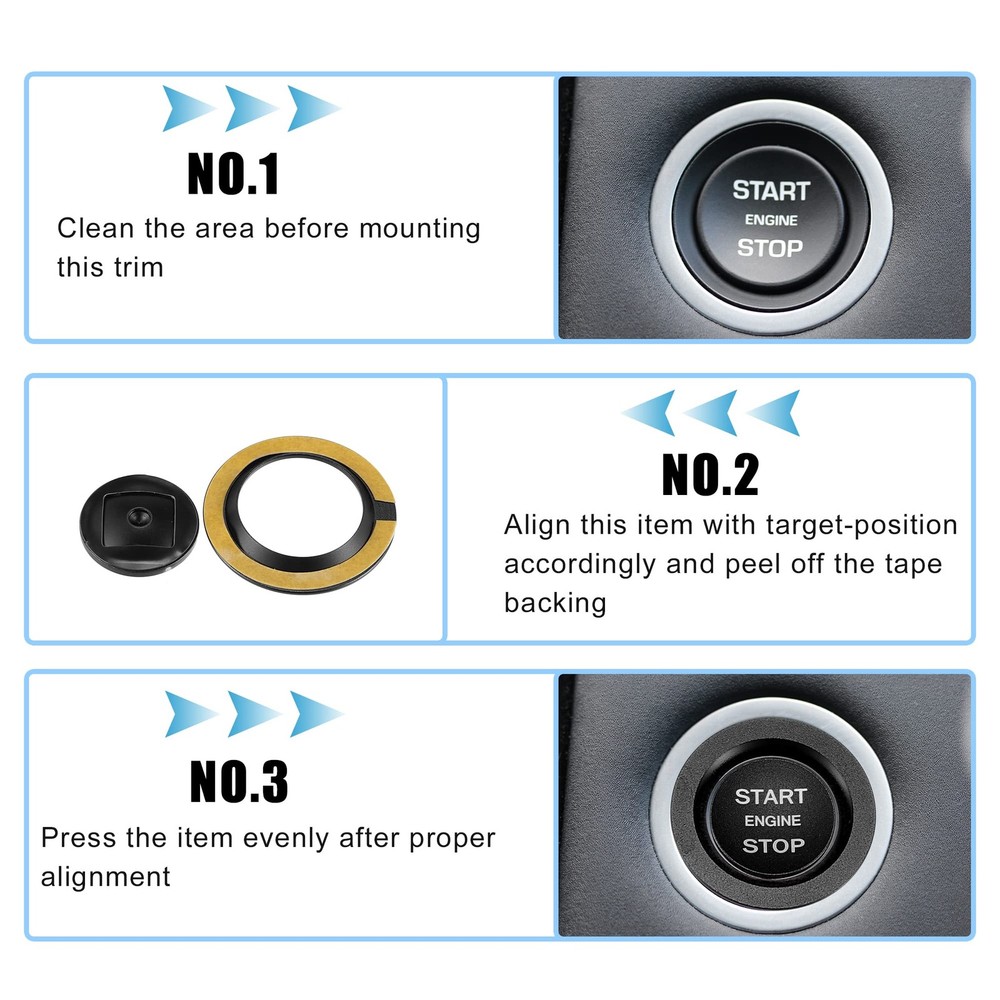 Engine Start Stop Button Cover Kit for Range Rover & Land Rover | Upgrade